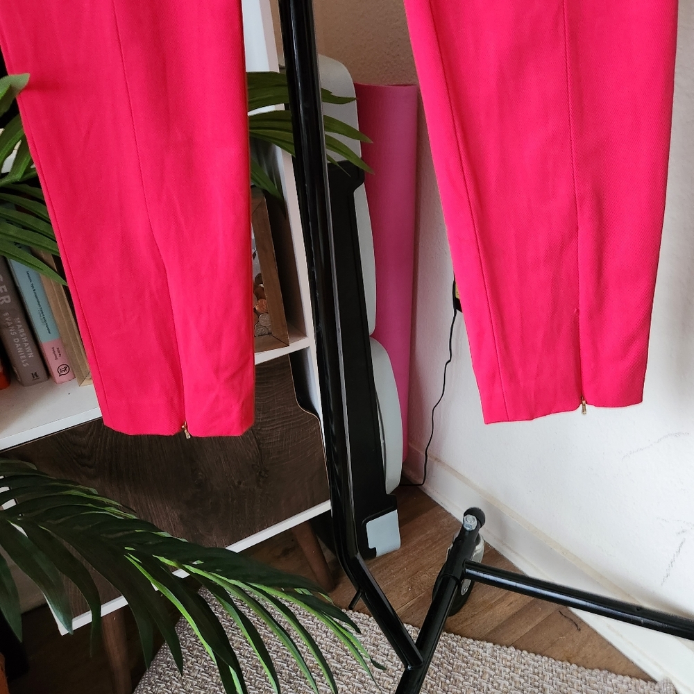 The Script High Waist Red Ankle Pants - image 2